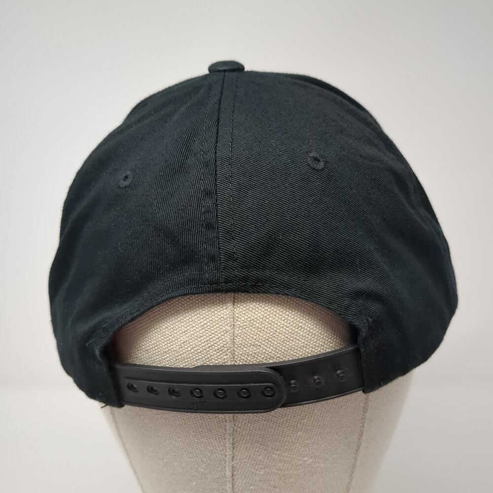 Thin Blue Line Flag Patch Snapback Hat Black One … - image 6